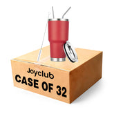 30 oz Red Stainless Steel Tumbler / Case of 32